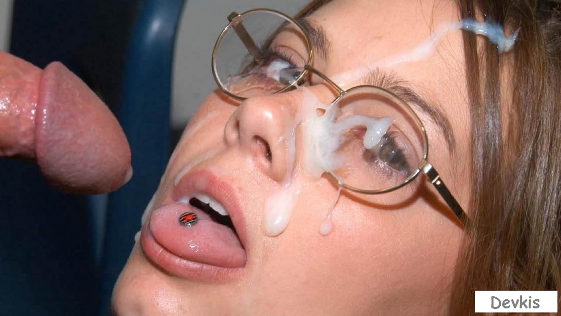 Фотограф снял русскую студентку и кончил на очки