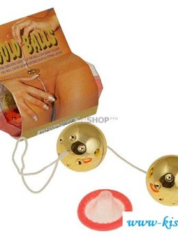 Интим товары (секс шоп) - Удовольствие от секс шопа в виде товара вагинальные шарики GOLD