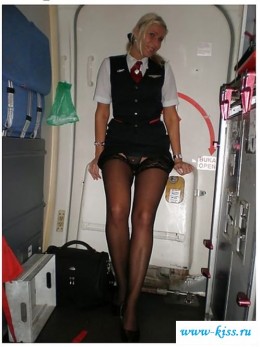 Голые стюардессы - Сексуальные образы милых голых стюардесс