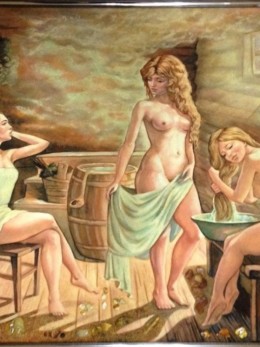 Голые девушки в бане на руси