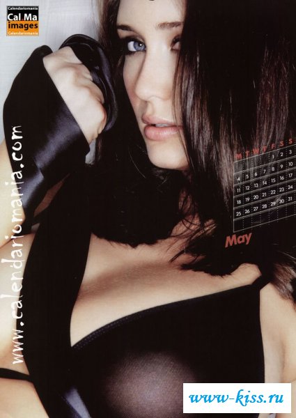 Голая девушка на календаре (12 фотографий)