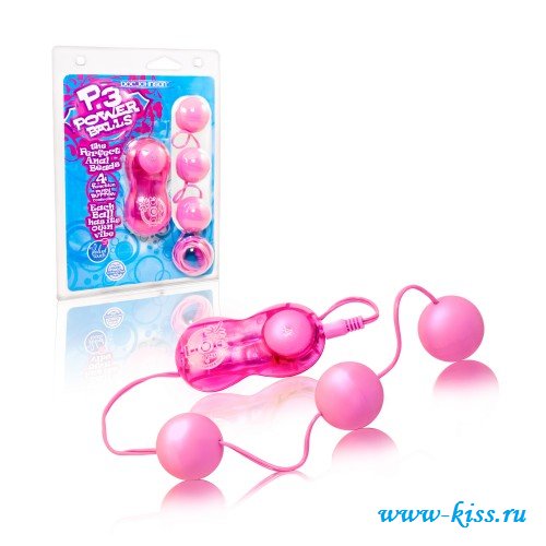 Купить в сексшопе шарики вагинальные POWER BALLS PINK