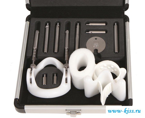 Мужское счастье от интим шопа с Jes-Extender Titanium Аппарат для увеличения полового члена