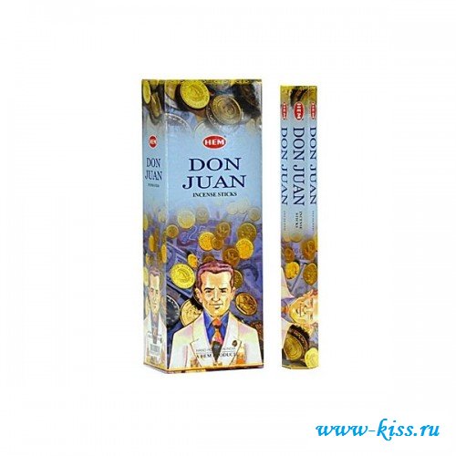 Свежий эротический аромат от интим шопа с благовонием Don Juan