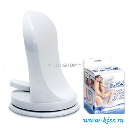 Удобство от интимшопа в виде опоры для ноги на Присоске Sex in the Shower Single Locking Suction Foot Rest