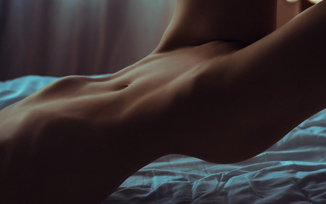 Женский лобок крупным планом