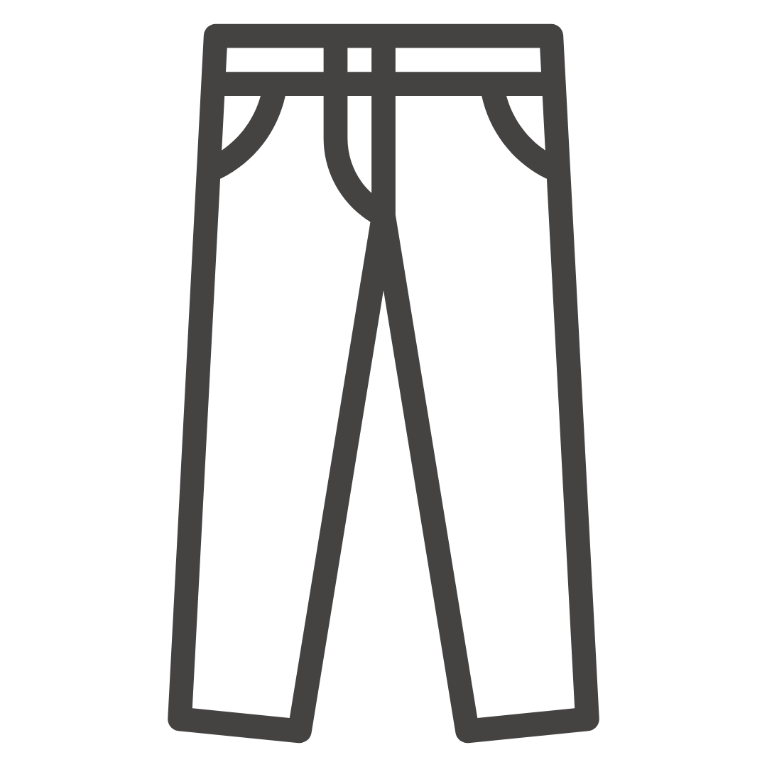 Ноги в брюках вектор