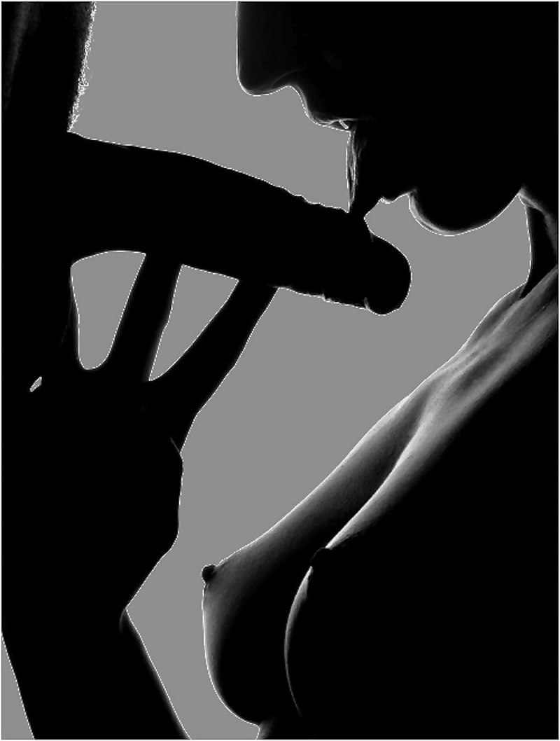 Красивый отсос в полумраке