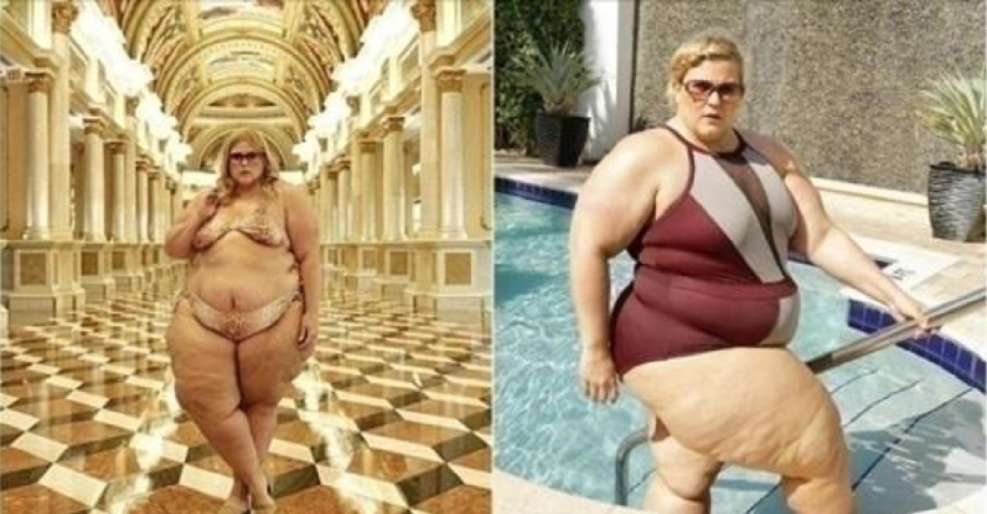 Огромная толстая бабища