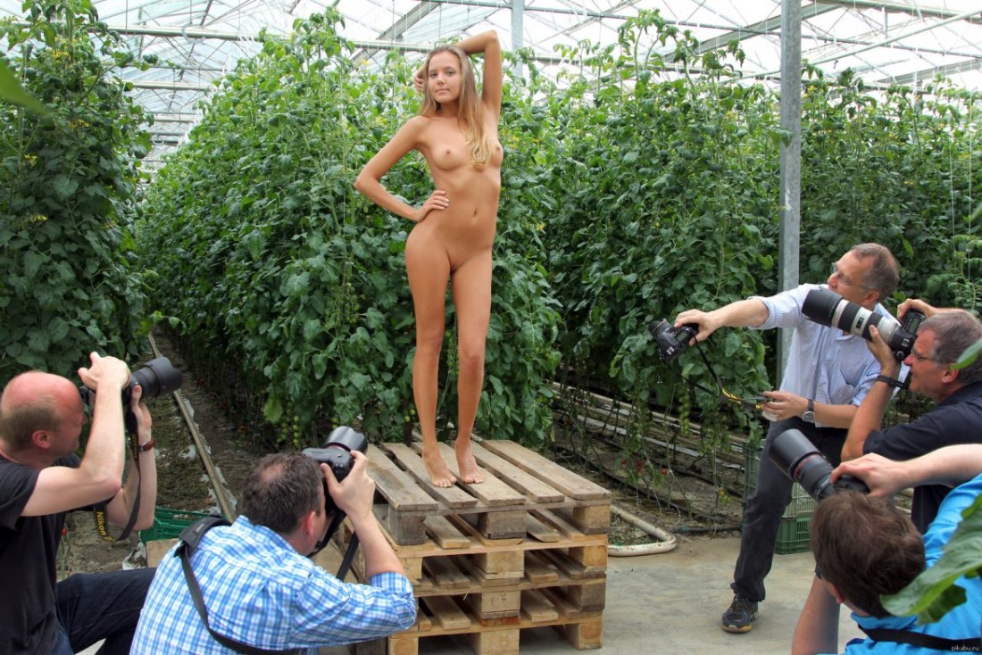 Женщины раздеваются в офисе