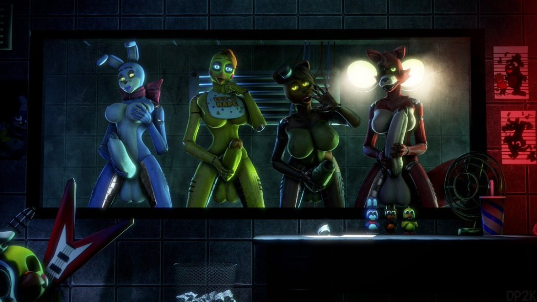 Xxx FNAF хуй Фокси и Фредди