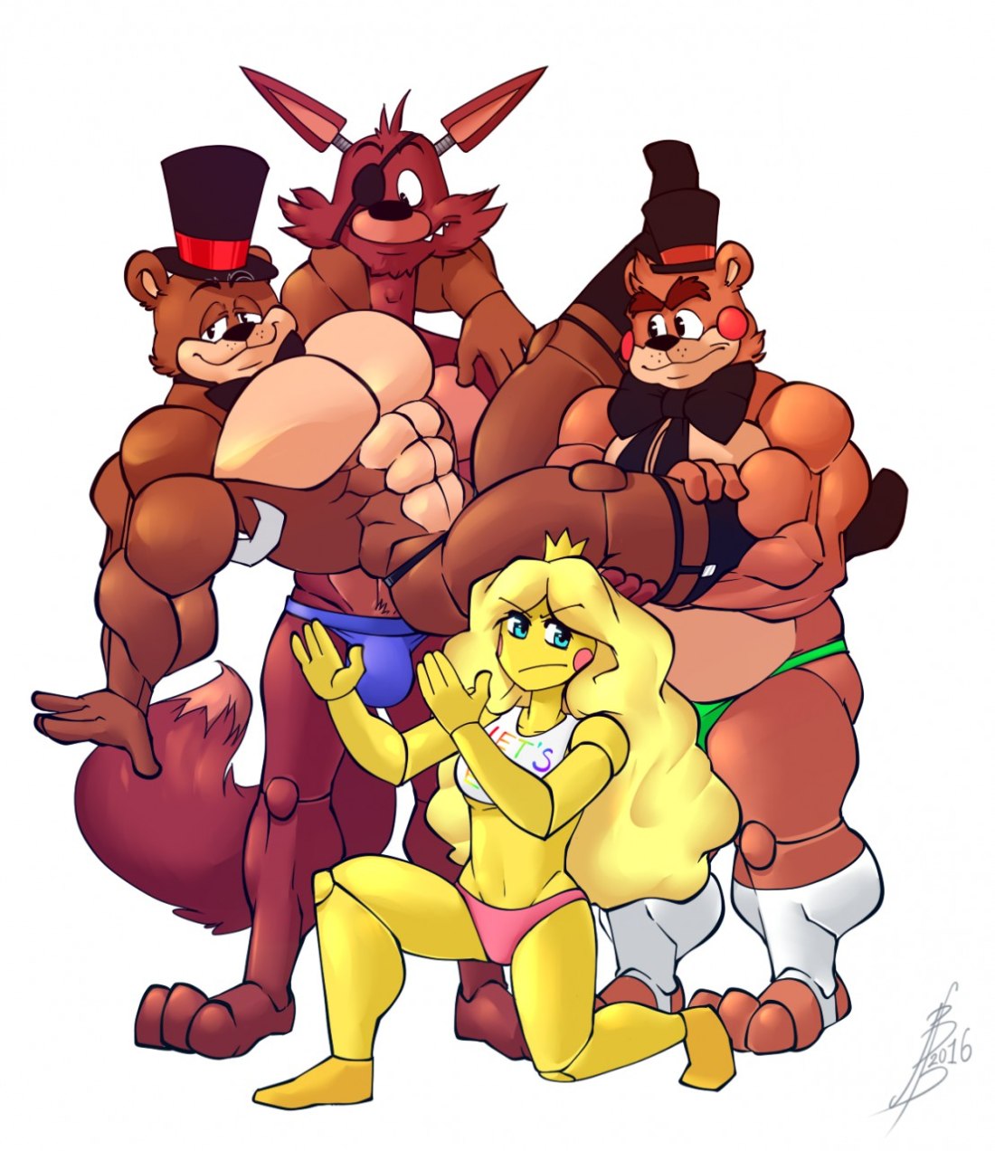 Файв Найтс Фокси хентай gay