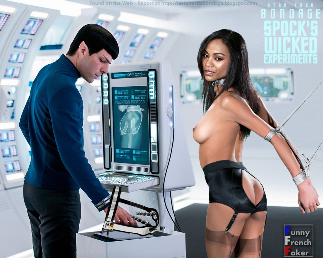 Зои Салдана голая попа