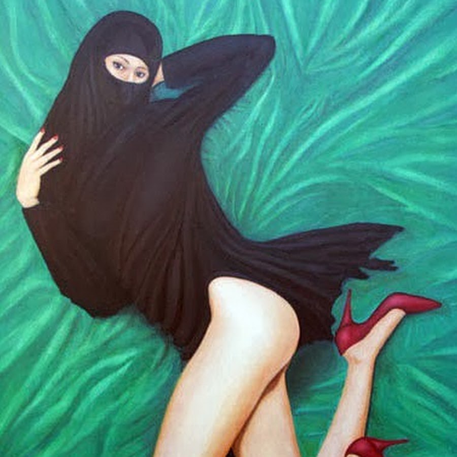 Девушки в облегающем хиджабе