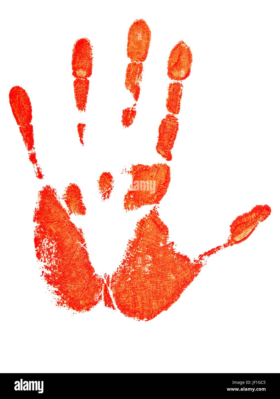 Тепловой отпечаток ладони