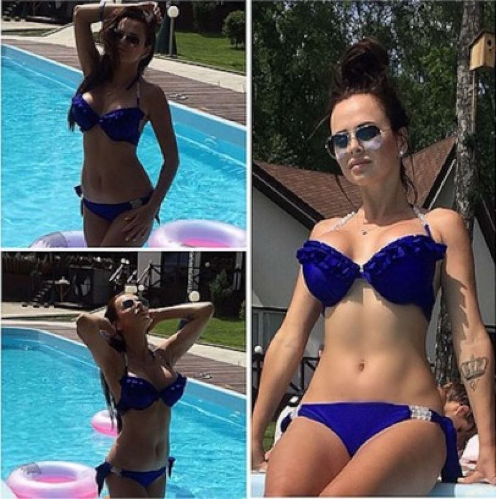 Виктория Романец в кепке