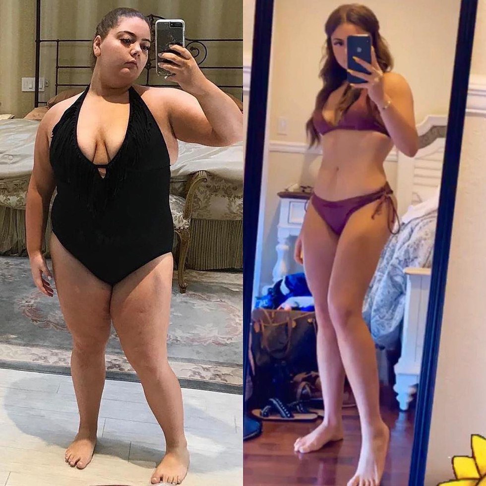 Симона Гейтли до похудения