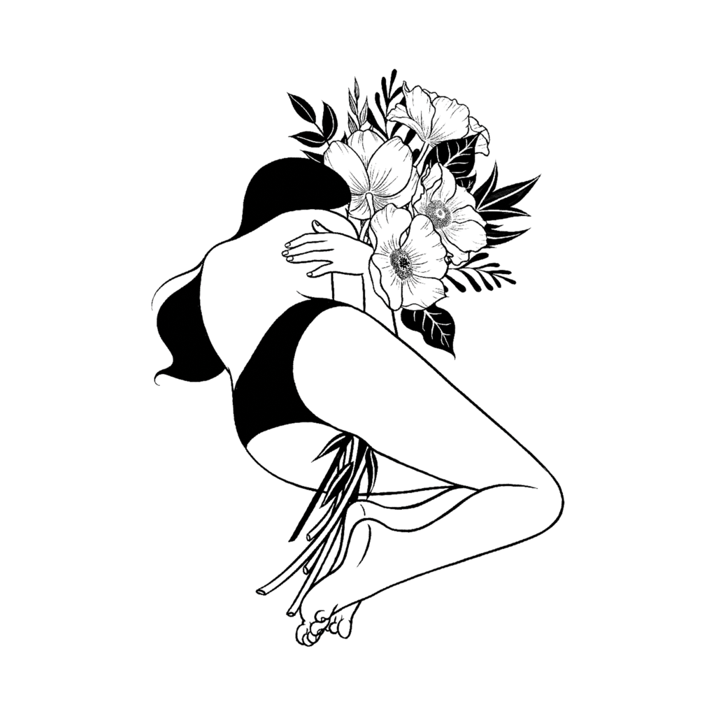 Эскизы девушек в Нижнем белье