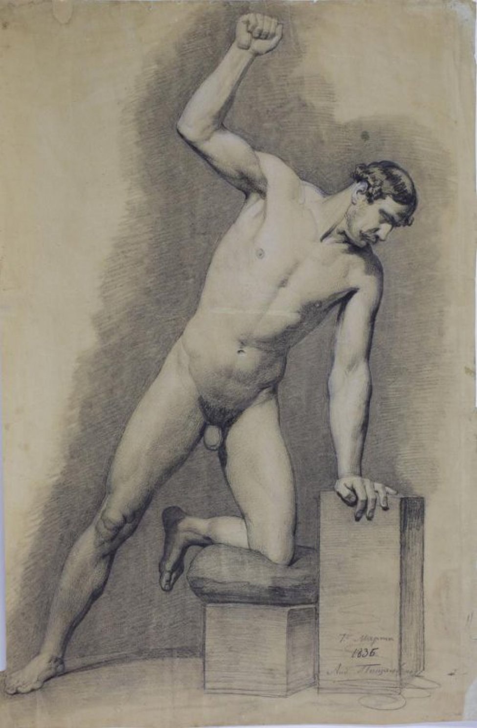 Натурщики мужчины без одежды