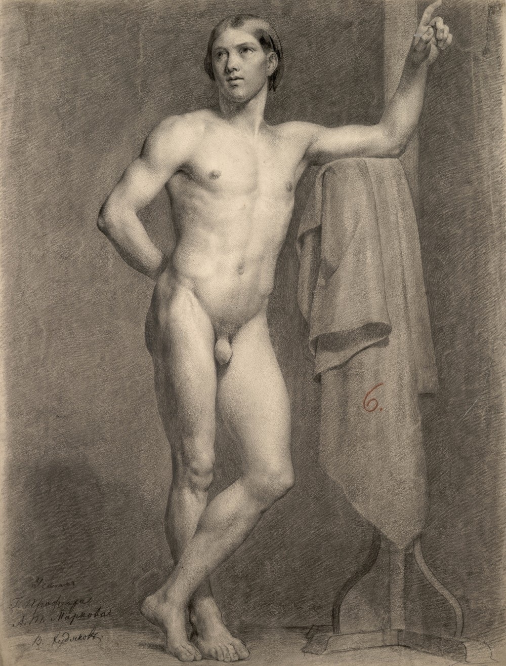 Голые парни натурщики