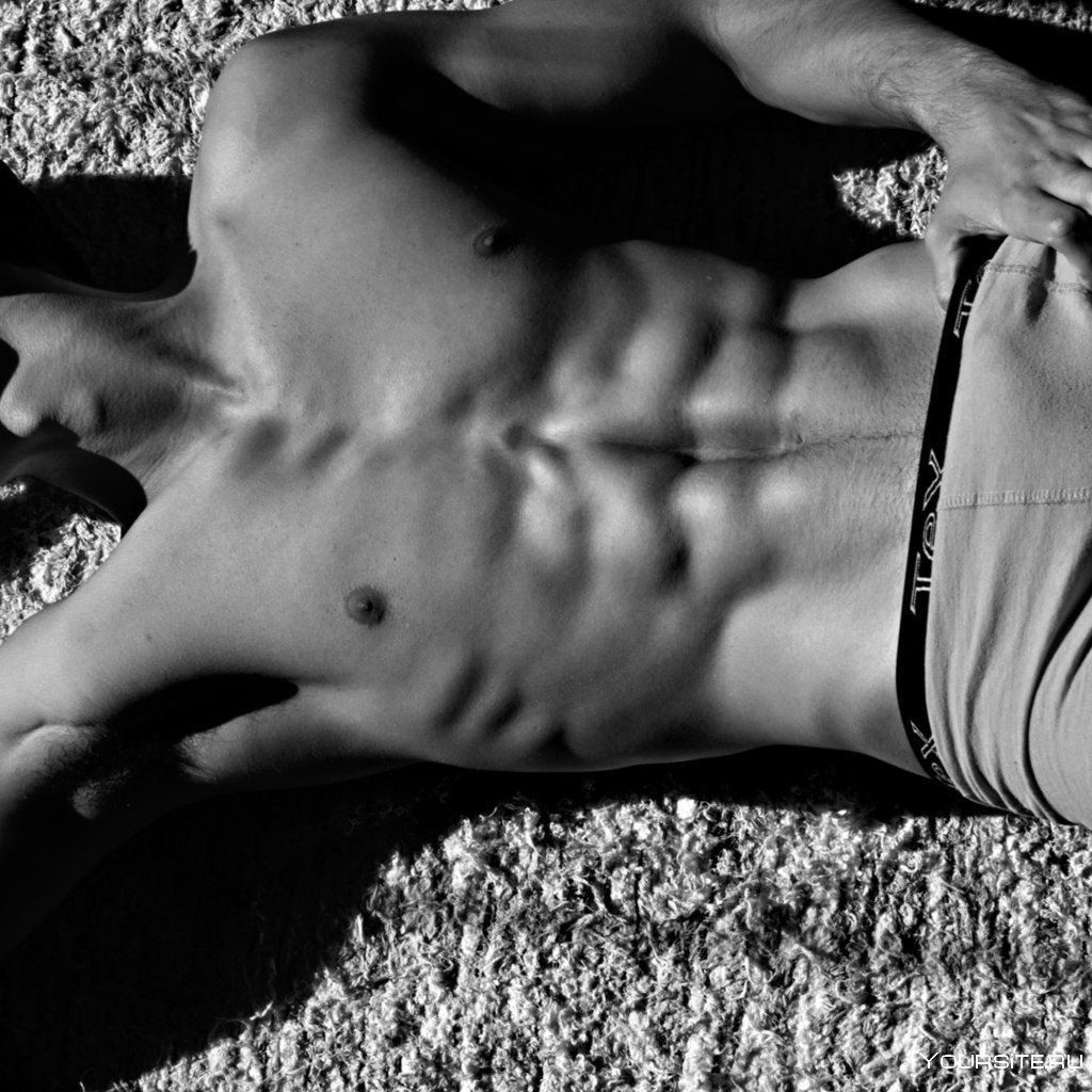 Пресс парня