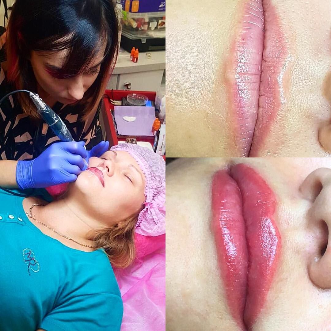 Перманентный макияж ореола сосков