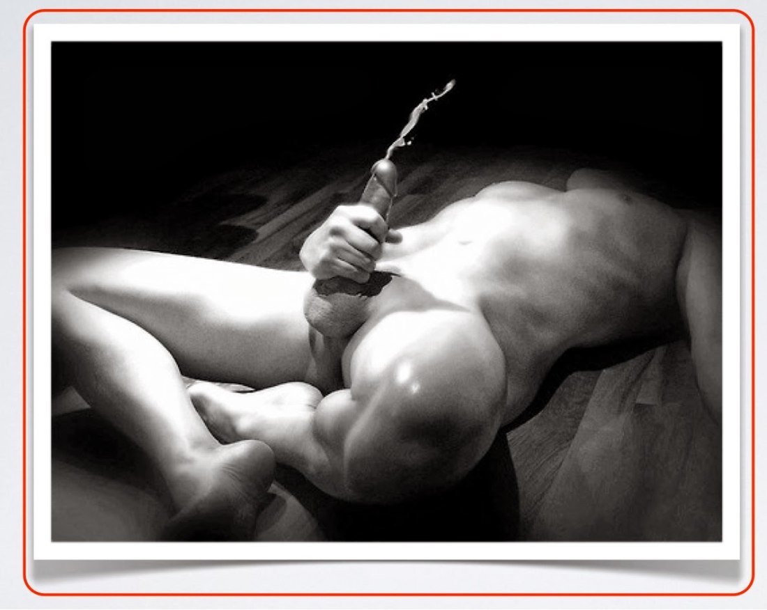 Красивый член крупным планом