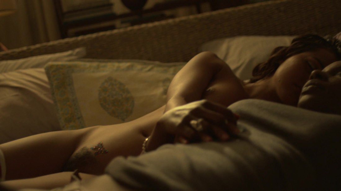 Голая Кристина в Ботаническом саду