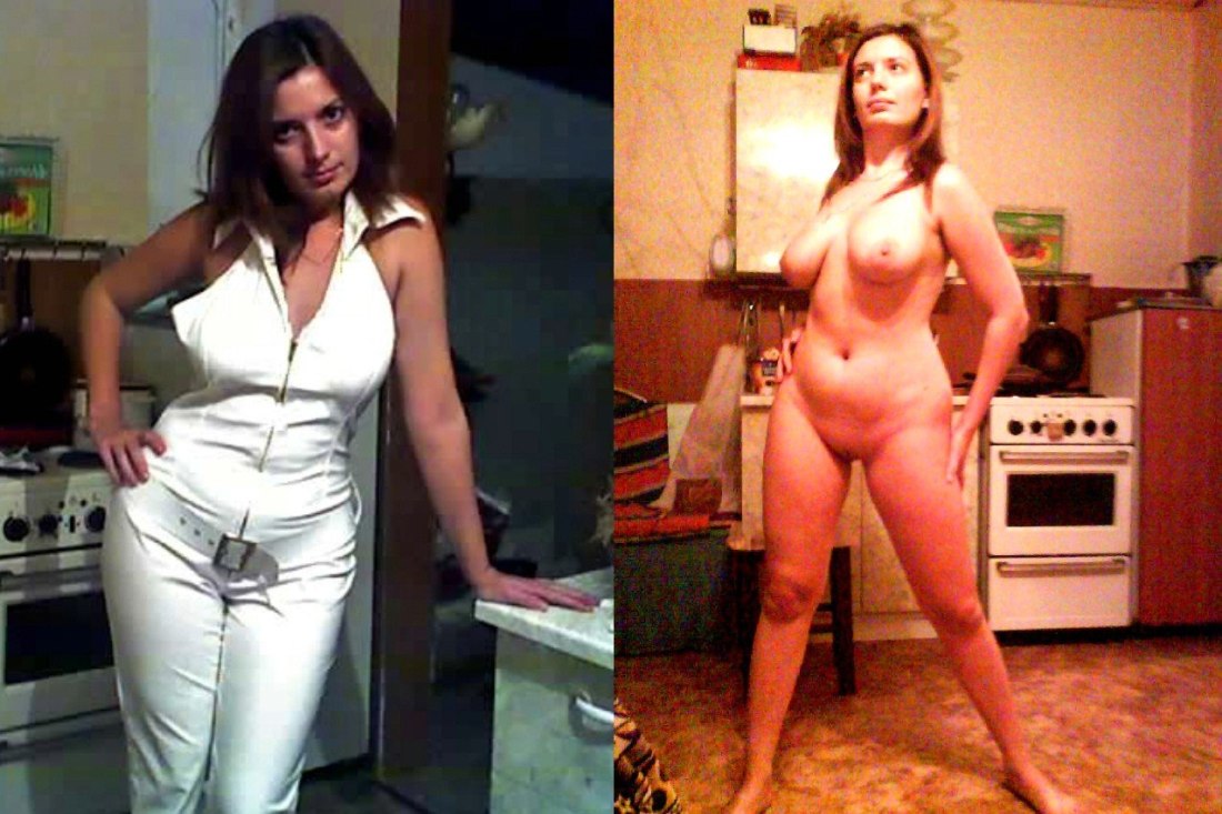 Зрелые раздетые одетые сиськи