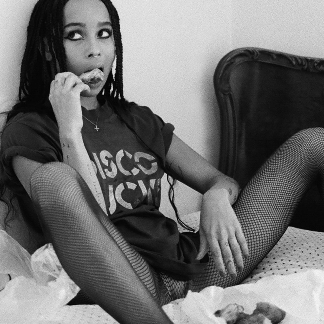 Зои Кравиц в Нижнем белье