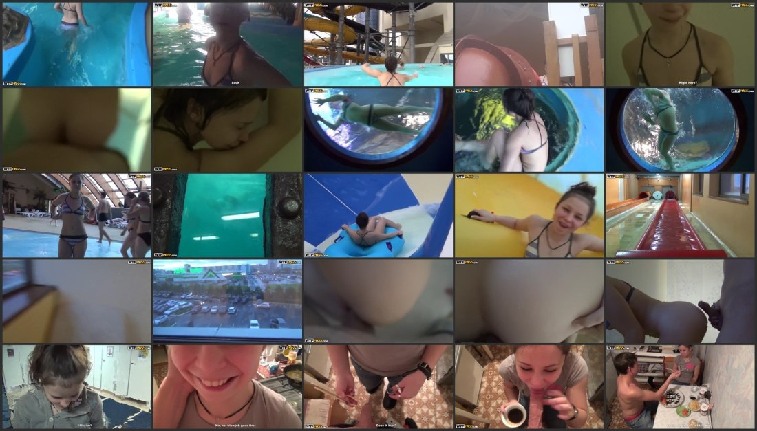 Голый стриптиз в бассейне