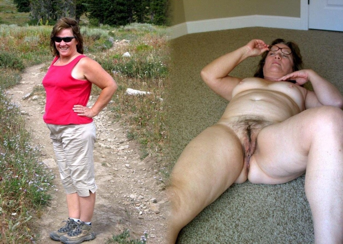 Старые волосатые бабы одетые и раздетые