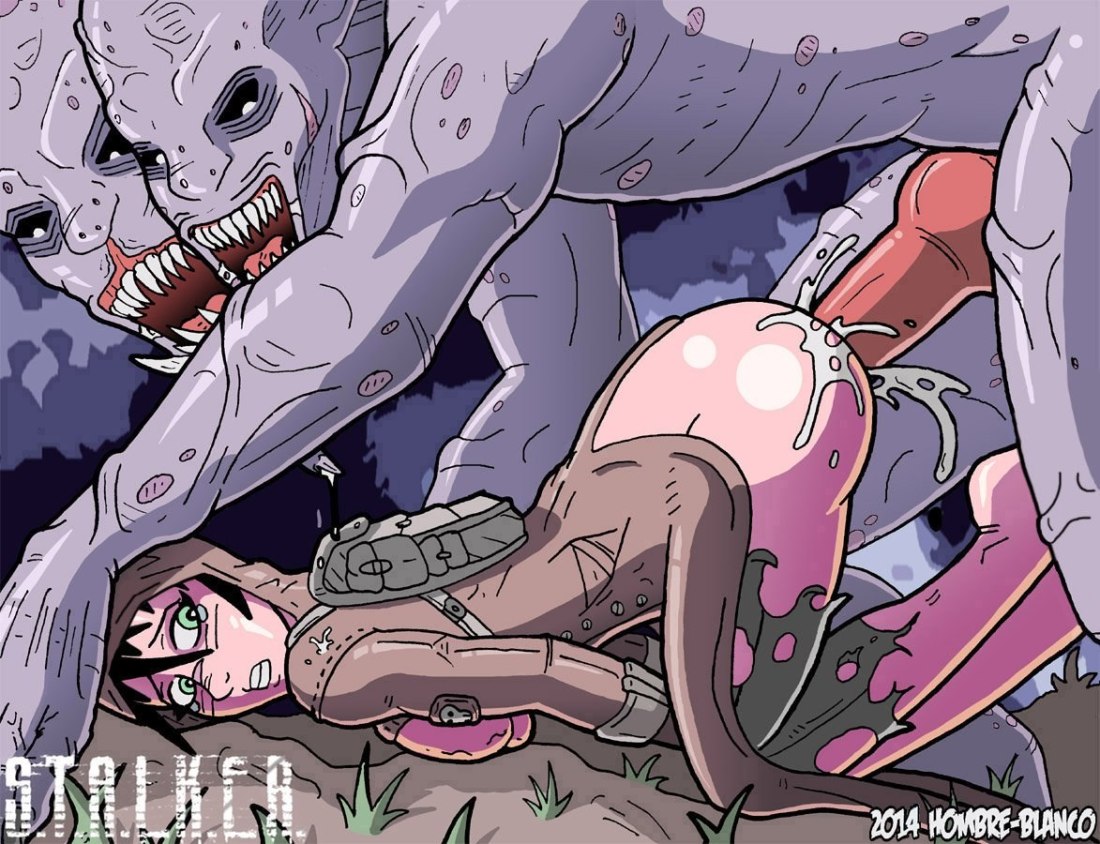 Хентай комиксы 3д монстры Stalker