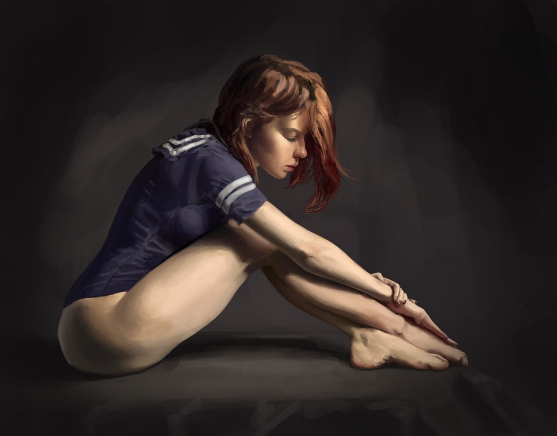 Кнопка выключения на черном фоне