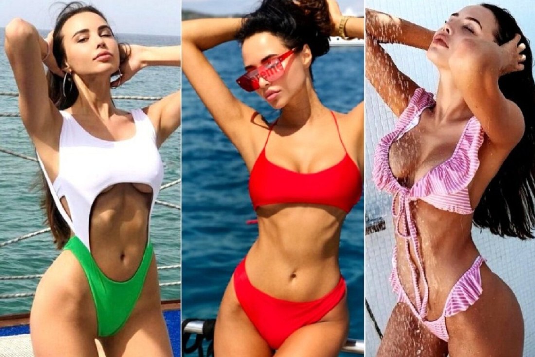 Розоволосая девушка и парень