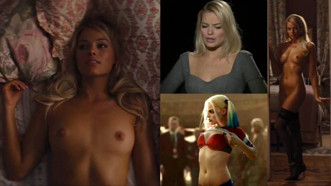 Марго Робби голая грудь