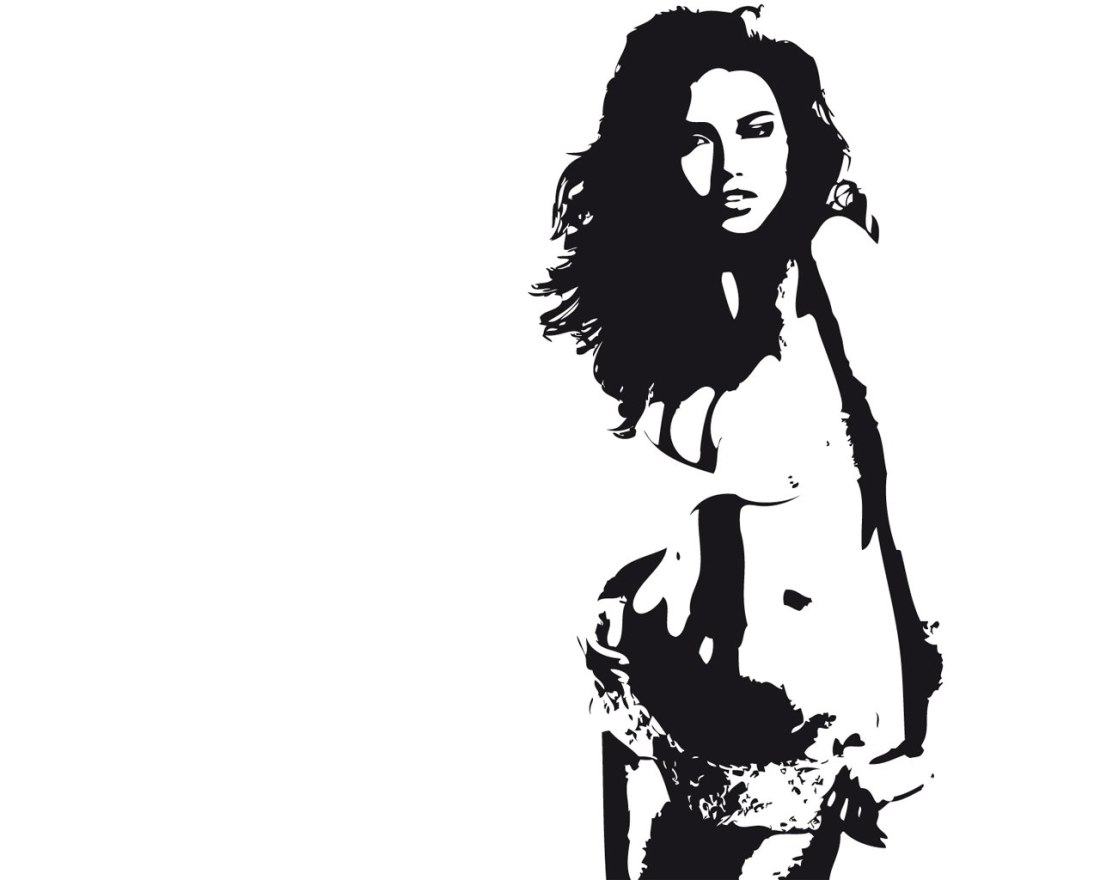 Татуировка на спину девушке 3д креативная