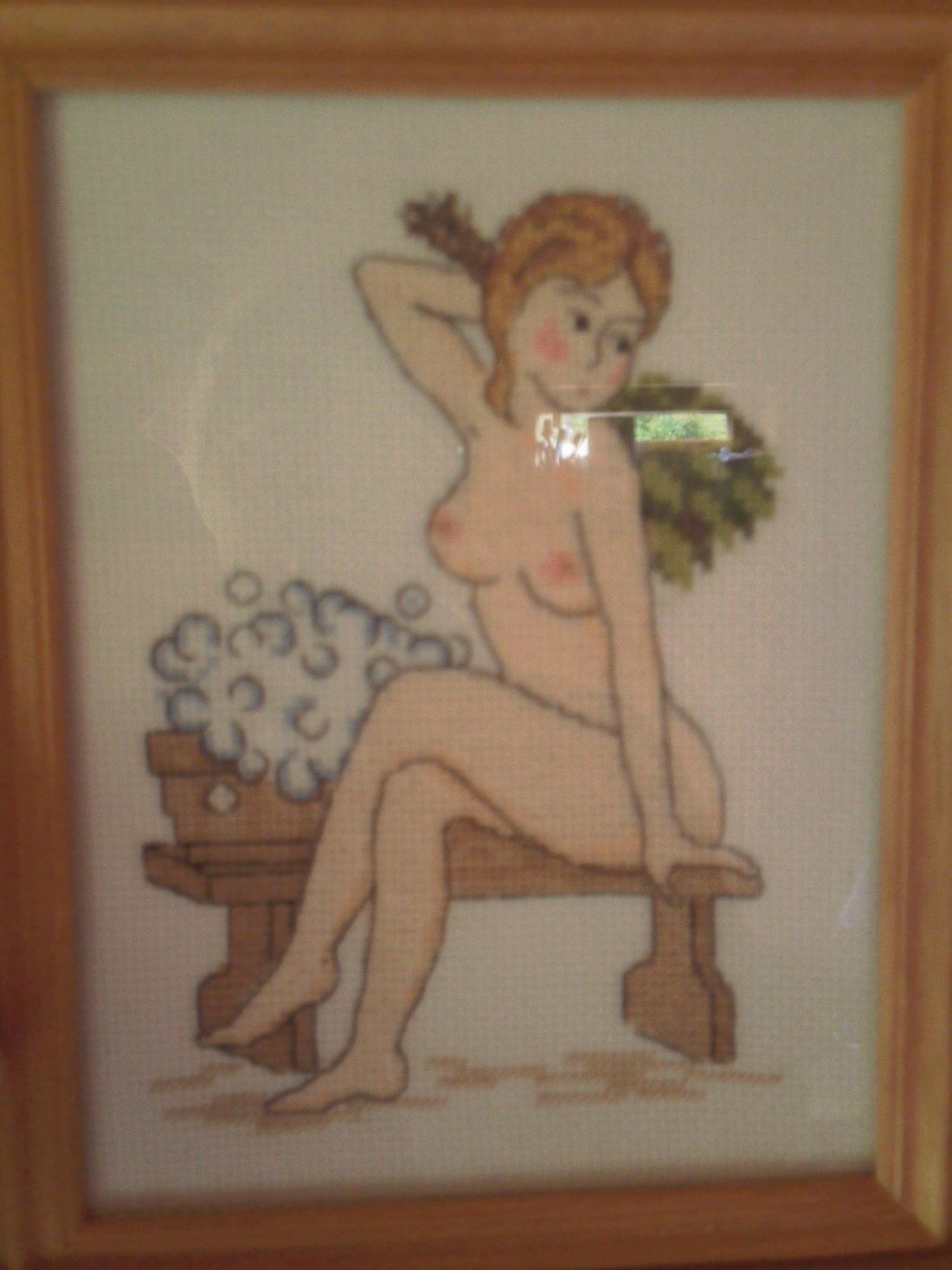 Голые красотки в сауне