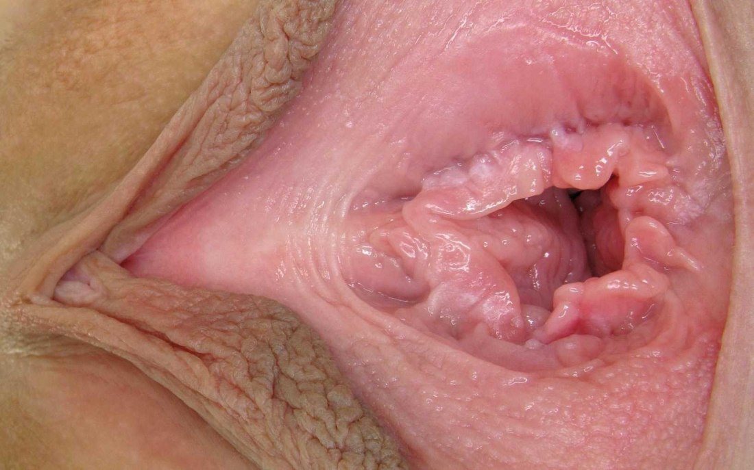 Вагина крупным планом изнутри