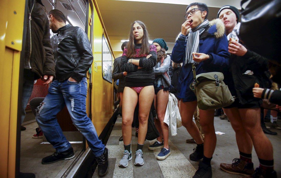 No Pants Subway Ride Москва