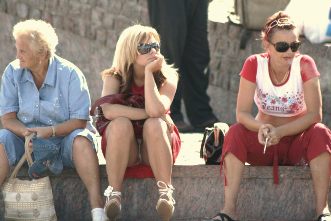 Колготки в общественном транспорте