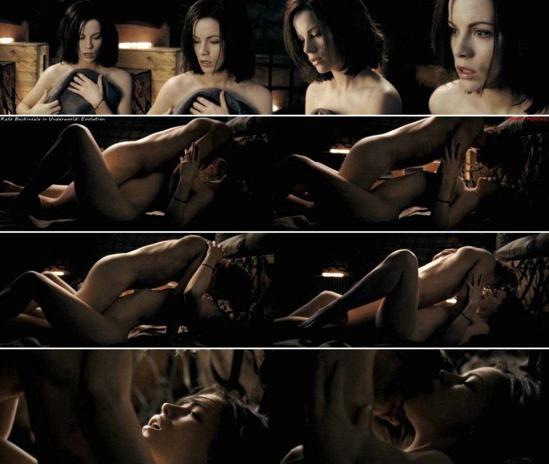 Кейт Бекинсейл двойной анал