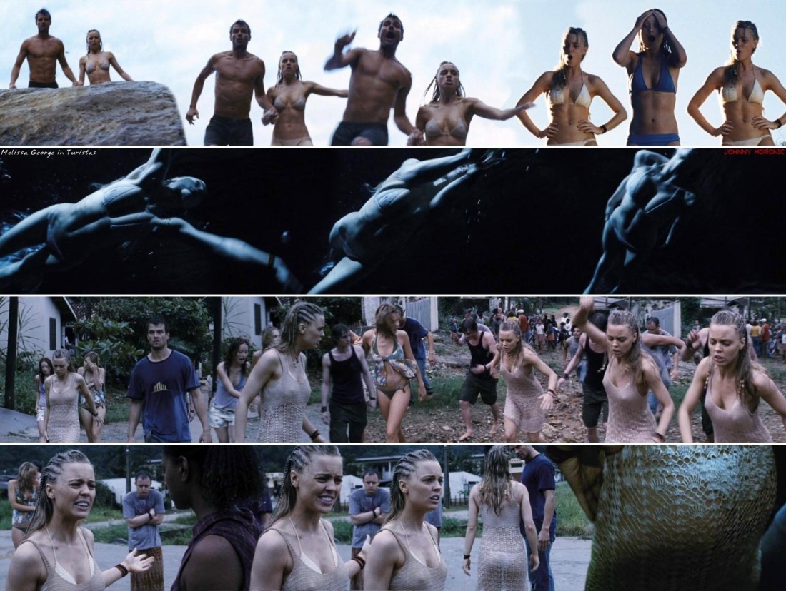 Мелисса Джордж в пощечине голая