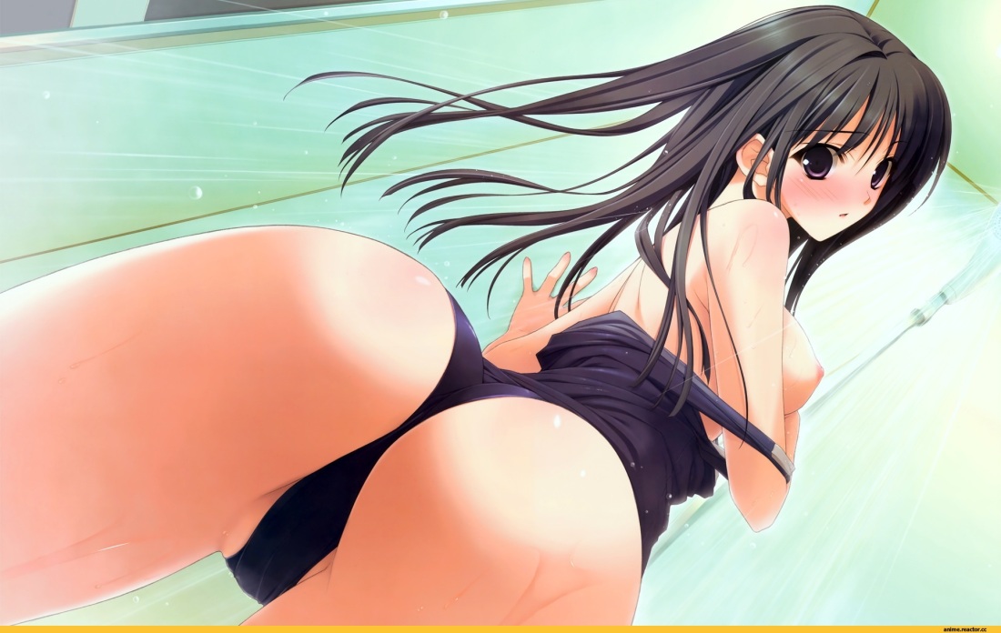 Классная попка в ванной