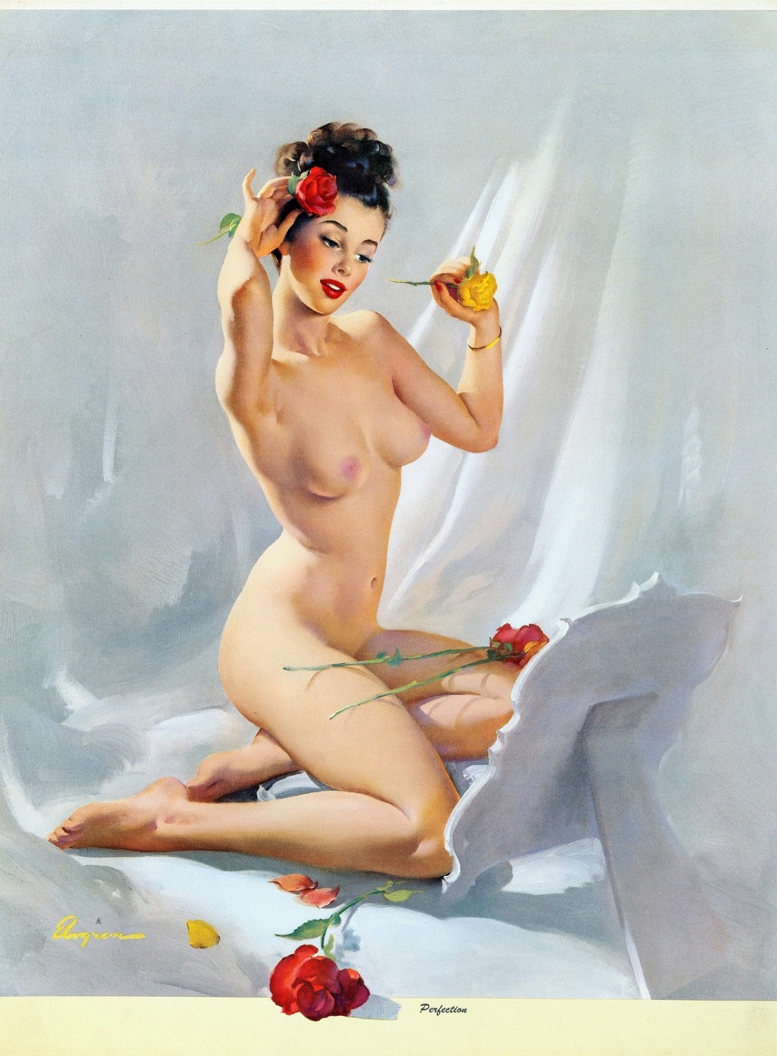 Ретро голые женщины с Junior