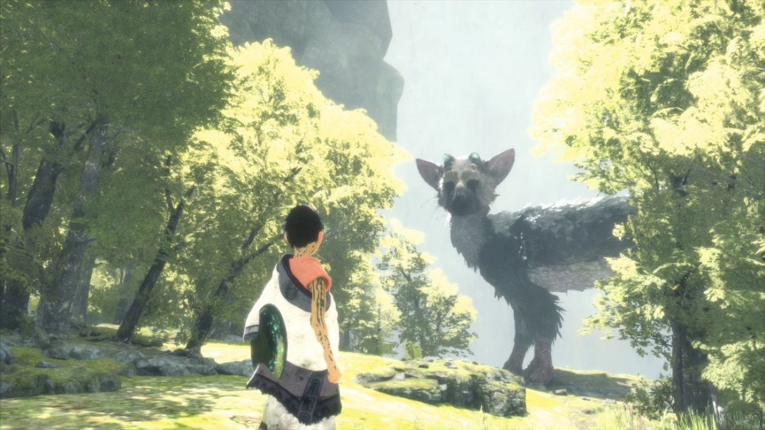 Горы the last Guardian
