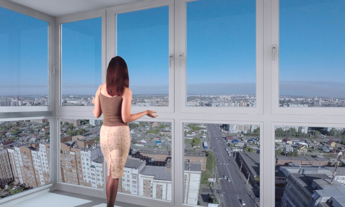 Нью Йорк из окна Манхэттен