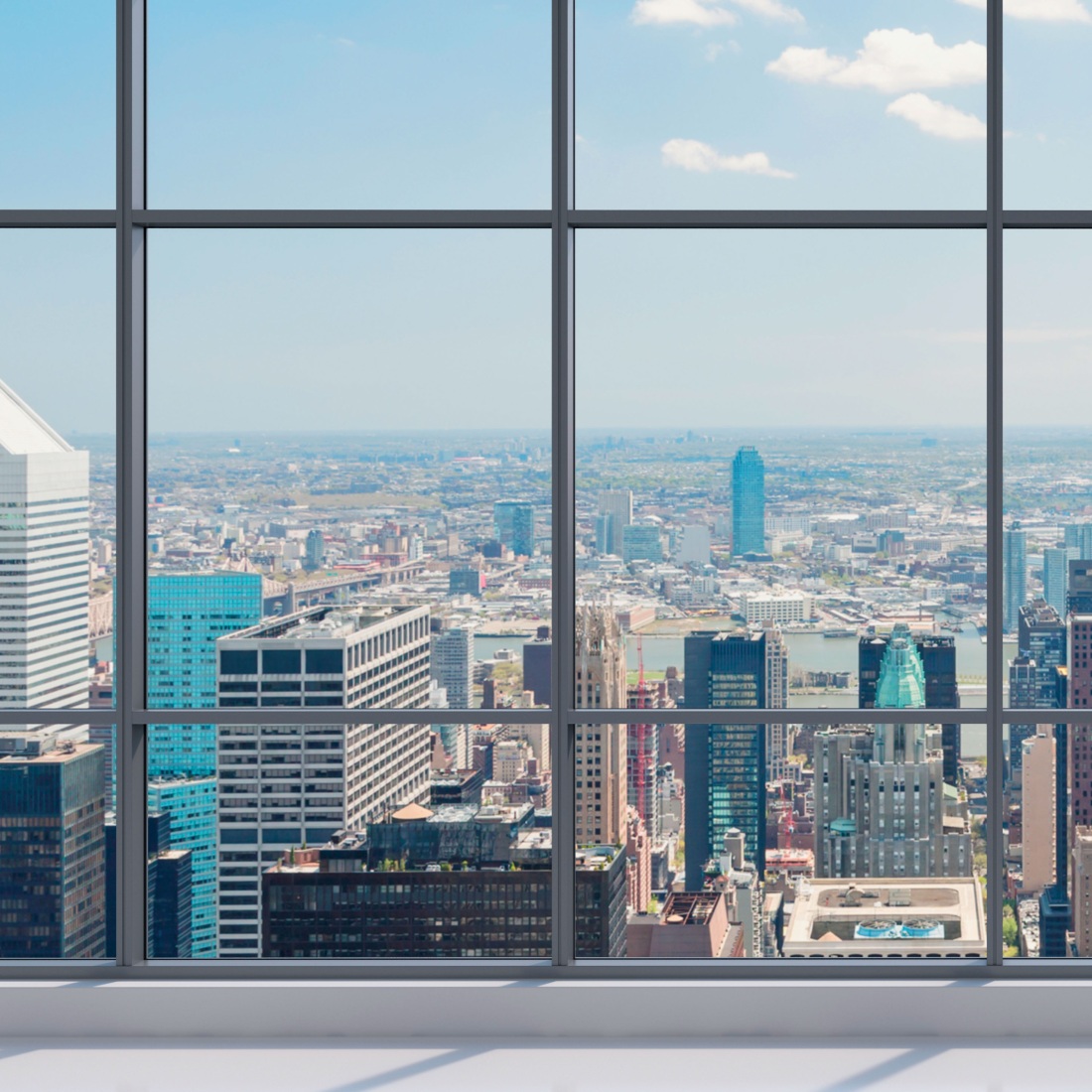 Фото окон небоскреба