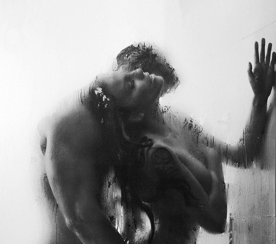 Эротические пары в душе