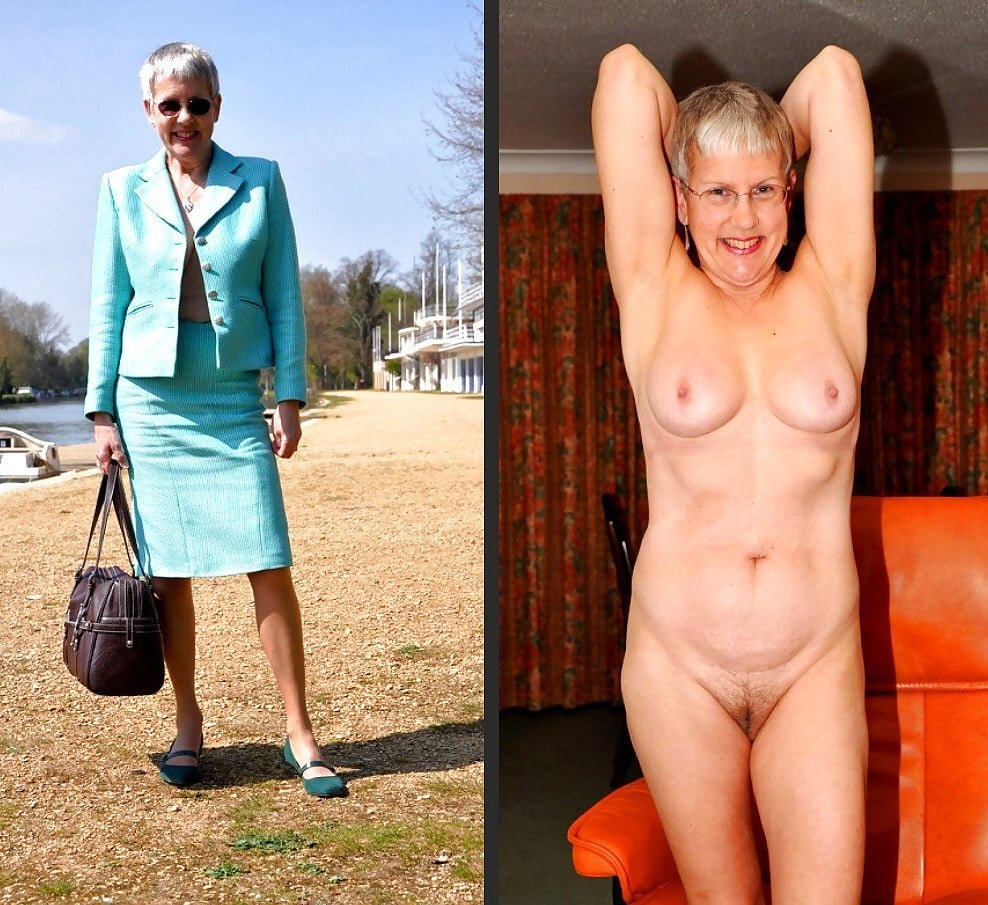 Старушки одетые и раздетые